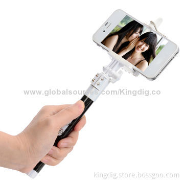 High-quality Bluetooth Selfie Stick with Wireless Monopod, 120mA Battery Capacity